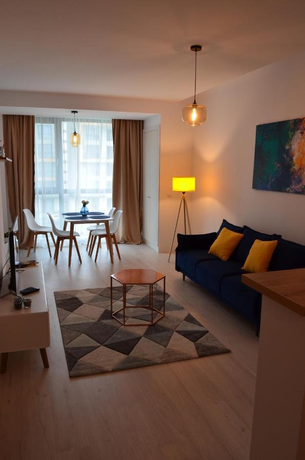 Aba'S Apart Onix Blue Mamaia Nord Năvodari Exteriör bild