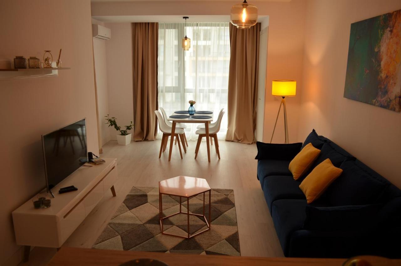 Aba'S Apart Onix Blue Mamaia Nord Năvodari Exteriör bild